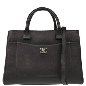 Chanel Black Calfksin Neo Executive Tote bag